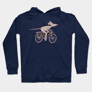 Mouse on a Bicycle Hoodie